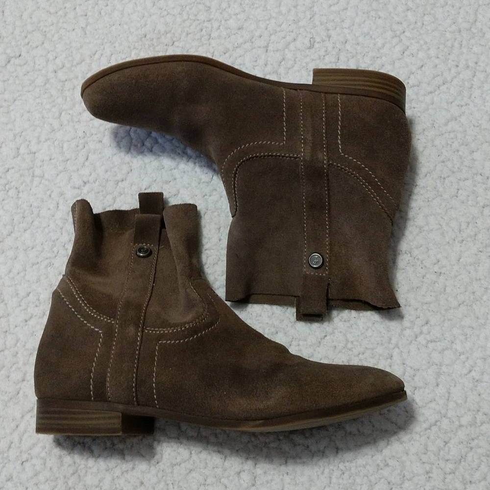 Frye & Co Suede Booties Size 7.5